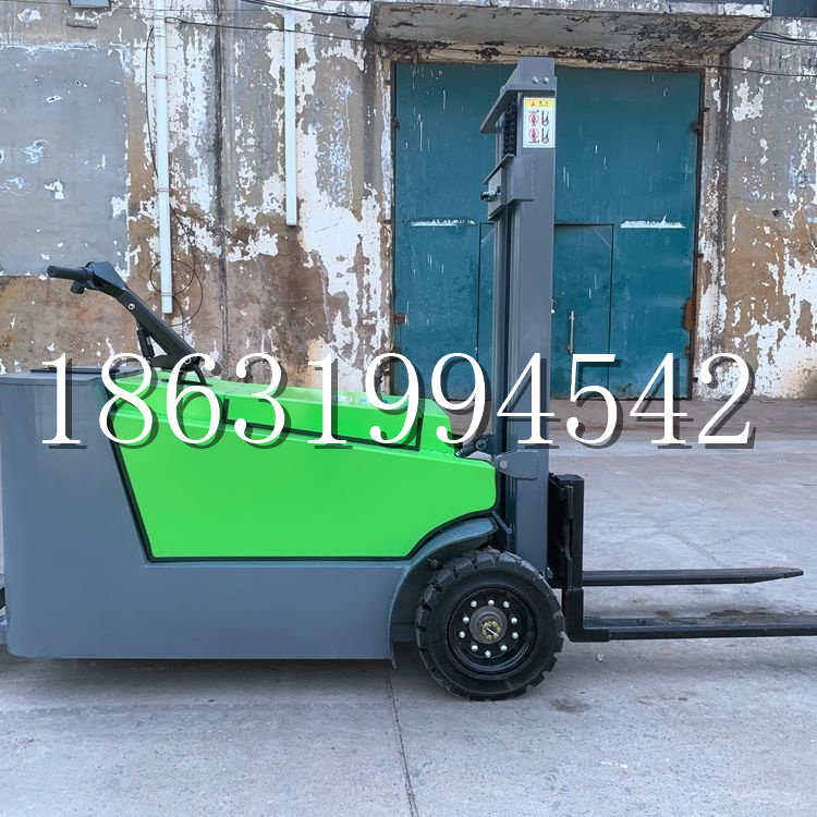 泸县小型电动叉车1吨2吨步行站驾式电瓶堆高充电装卸车液压升降车铲车